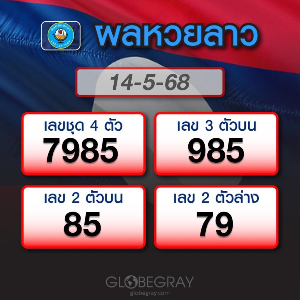 ผลหวยลาว 14/5/68